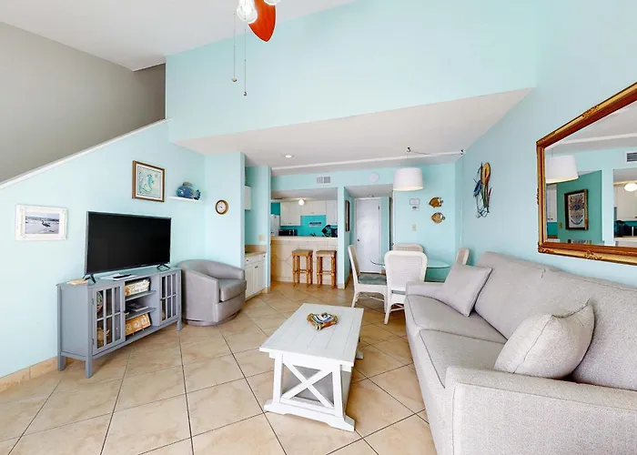 Two-story Gulf-front With A Pool Wifi Washer Dryer & Ac Apartment Gulf Shores